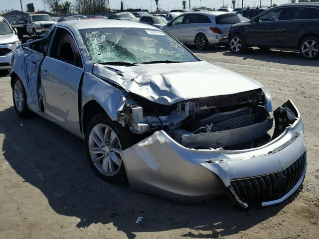 2G4GK5EX0E9278482 - 2014 BUICK REGAL SILVER photo 1