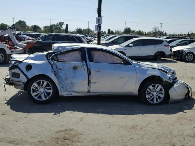 2G4GK5EX0E9278482 - 2014 BUICK REGAL SILVER photo 9