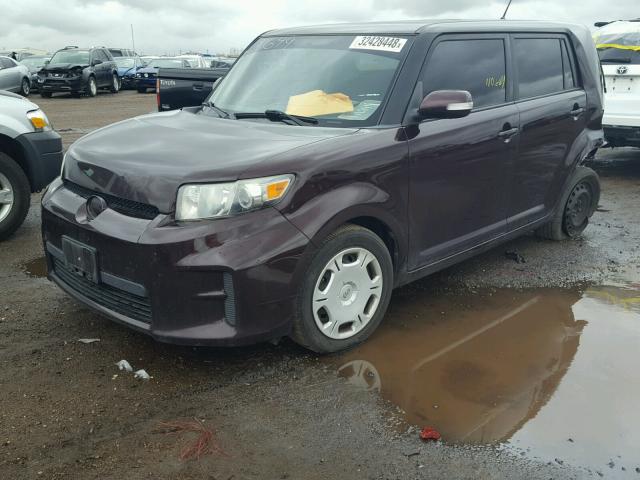 JTLZE4FE3CJ003545 - 2012 TOYOTA SCION XB PURPLE photo 2