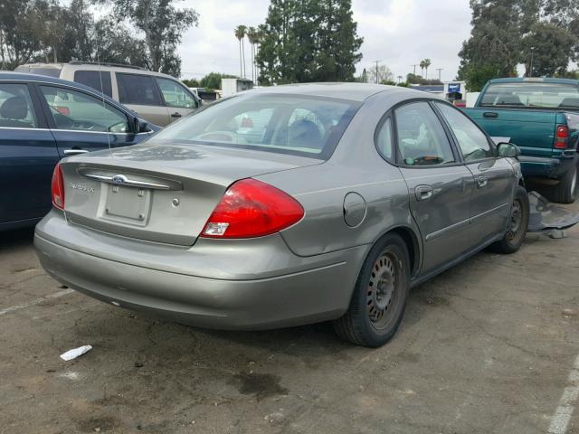 1FAFP52U11A191058 - 2001 FORD TAURUS LX GRAY photo 4