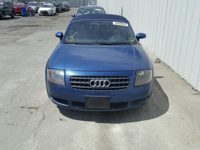 TRUTC28N551001233 - 2005 AUDI TT BLUE photo 9