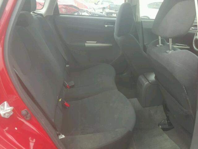 JF1GH62608H817323 - 2008 SUBARU IMPREZA 2. RED photo 6