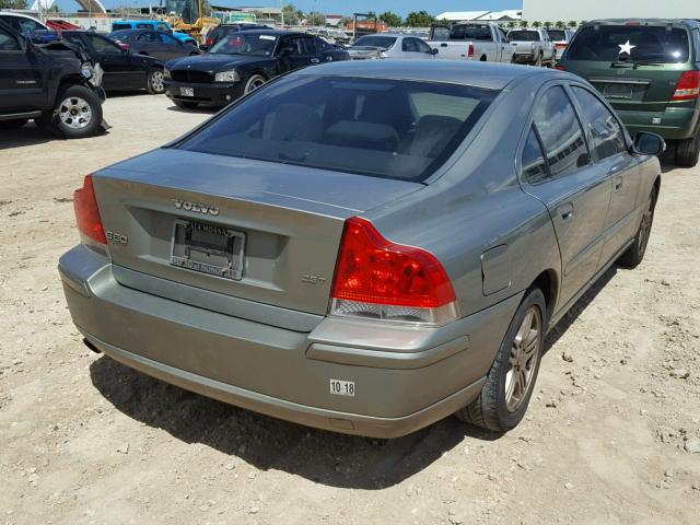 YV1RS592672632688 - 2007 VOLVO S60 2.5T GRAY photo 4