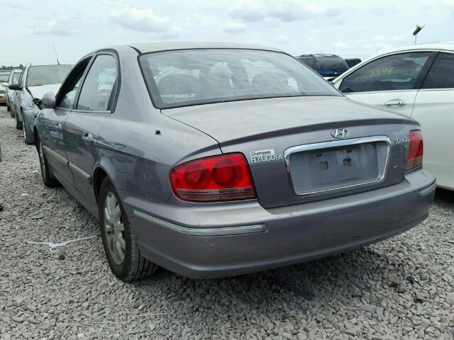 KMHWF35H65A122691 - 2005 HYUNDAI SONATA GLS GRAY photo 3