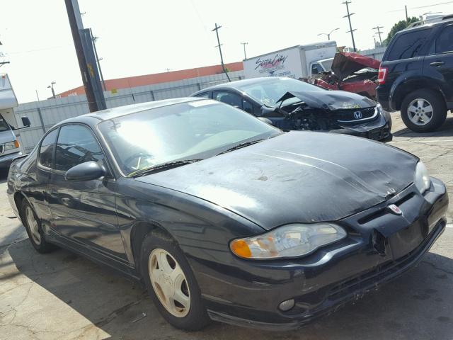 2G1WX15K529326352 - 2002 CHEVROLET MONTE CARL BLACK photo 1