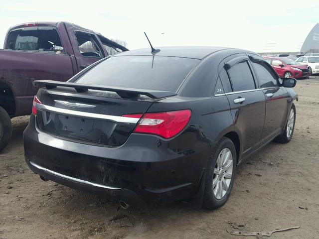 1C3CCBCG5DN524914 - 2013 CHRYSLER 200 LIMITE BLACK photo 4