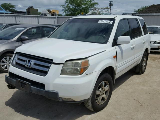 5FNYF284X6B042268 - 2006 HONDA PILOT EX WHITE photo 2