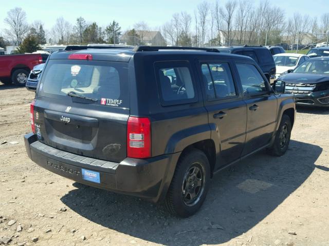 1J4NF2GB4AD636061 - 2010 JEEP PATRIOT SP BLACK photo 4