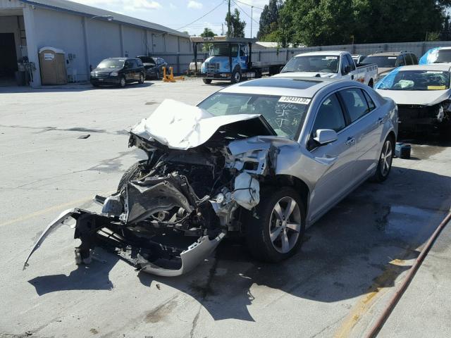 1G1ZC5EU6CF396758 - 2012 CHEVROLET MALIBU 1LT 银色 照片 2