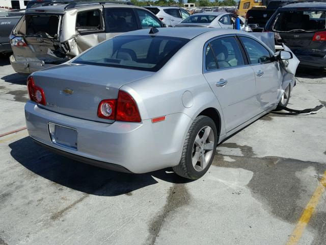 1G1ZC5EU6CF396758 - 2012 CHEVROLET MALIBU 1LT 银色 照片 4