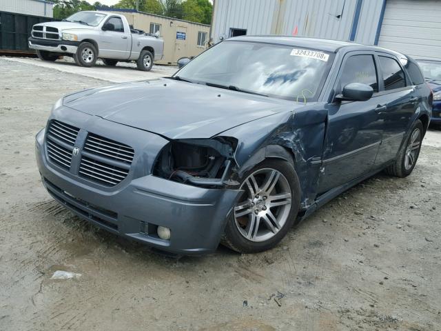 2D8GV58225H656255 - 2005 DODGE MAGNUM R/T GRAY photo 2