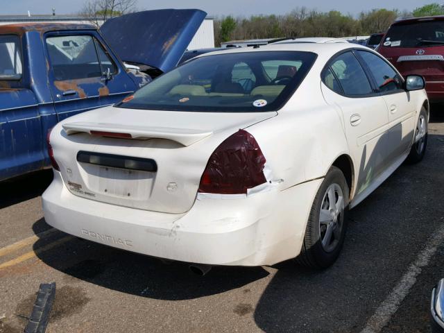 2G2WP552981155177 - 2008 PONTIAC GRAND PRIX WHITE photo 4