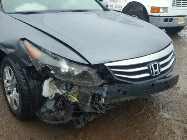 1HGCP2F61BA002662 - 2011 HONDA ACCORD SE GRAY photo 9