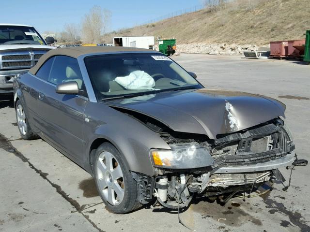 WAUAT48H14K024960 - 2004 AUDI A4 3.0 CAB BEIGE photo 1