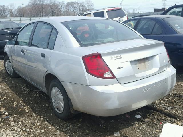 1G8AG52F34Z190743 - 2004 SATURN ION LEVEL SILVER photo 3
