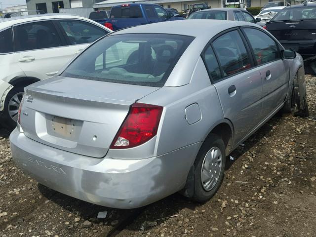 1G8AG52F34Z190743 - 2004 SATURN ION LEVEL SILVER photo 4