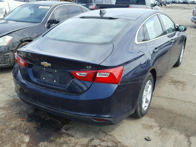 1G1ZB5ST4GF202345 - 2016 CHEVROLET MALIBU LS 蓝色 照片 4