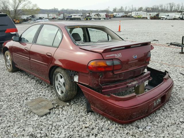 1G1NE52J33M692593 - 2003 CHEVROLET MALIBU LS 栗色 照片 3