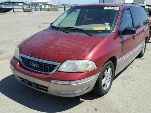 2FMZA56423BB62691 - 2003 FORD WINDSTAR S RED photo 2