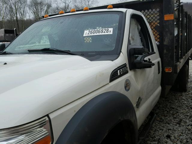 1FDUF5GT1FEB46363 - 2015 FORD F550 SUPER WHITE photo 10