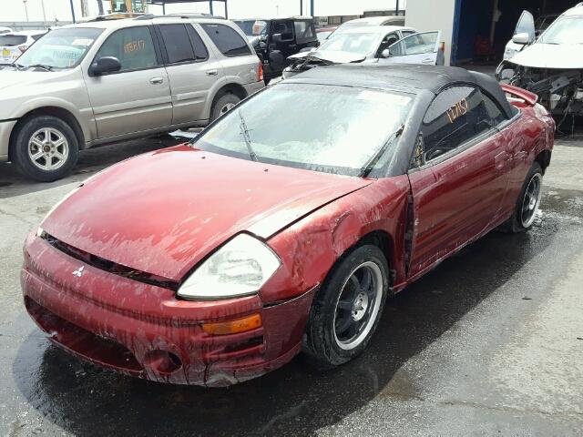 4A3AE45GX3E021428 - 2003 MITSUBISHI ECLIPSE SP MAROON photo 2