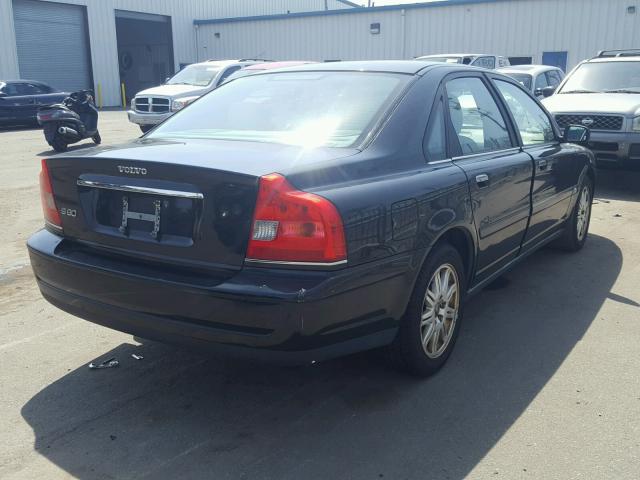 YV1TS592751411187 - 2005 VOLVO S80 2.5T BLACK photo 4