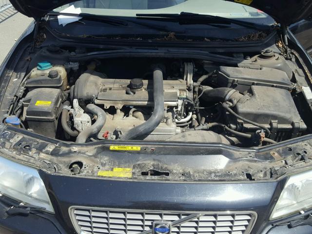 YV1TS592751411187 - 2005 VOLVO S80 2.5T BLACK photo 7