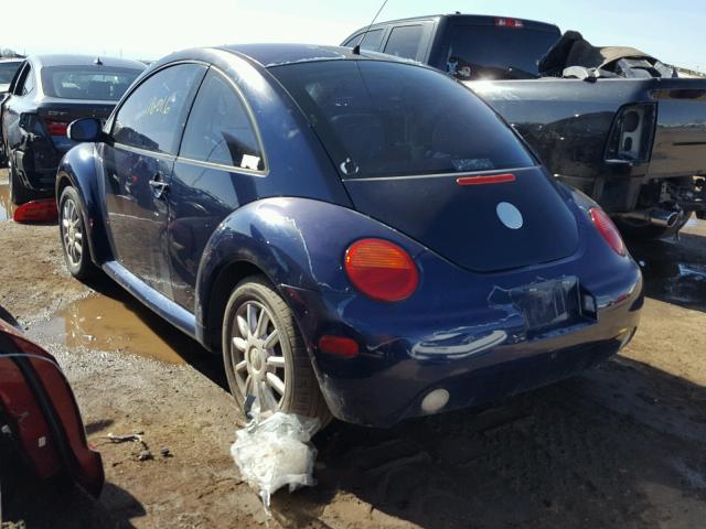 3VWCK31C45M409945 - 2005 VOLKSWAGEN NEW BEETLE ლურჯი ფოტო 3
