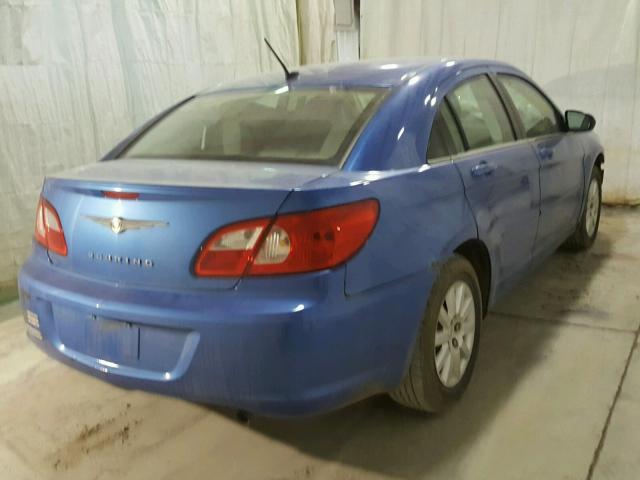 1C3LC46KX8N155792 - 2008 CHRYSLER SEBRING LX BLUE photo 4