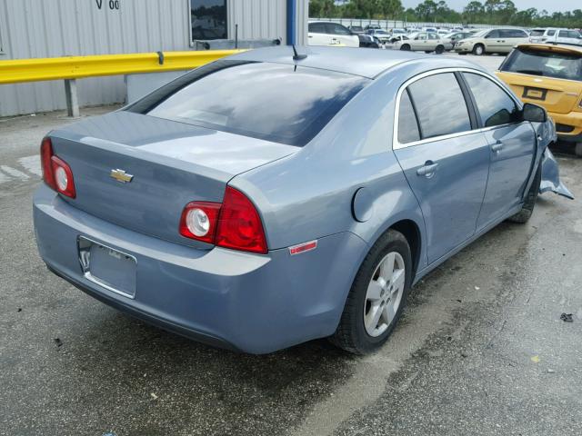 1G1ZG57B484255383 - 2008 CHEVROLET MALIBU LS ლურჯი ფოტო 4
