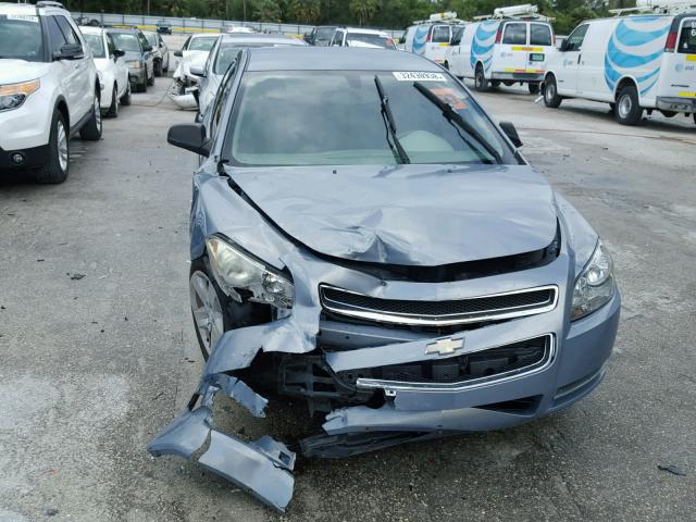 1G1ZG57B484255383 - 2008 CHEVROLET MALIBU LS ლურჯი ფოტო 9