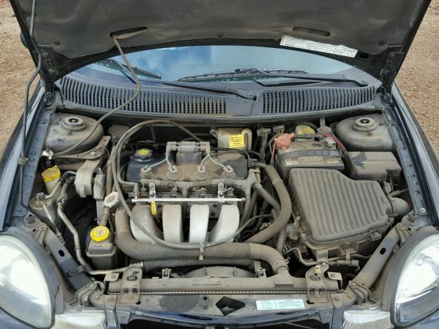 1B3ES46F21D248491 - 2001 DODGE NEON R/T BLACK photo 7