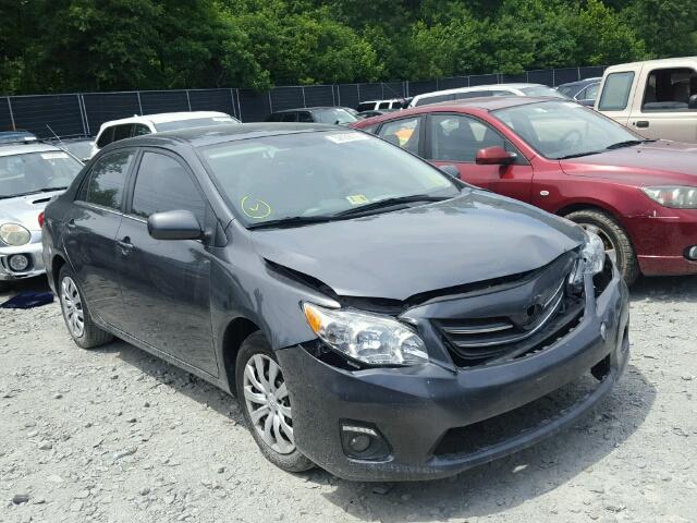 2T1BU4EE1DC123360 - 2013 TOYOTA COROLLA BA GRAY photo 1