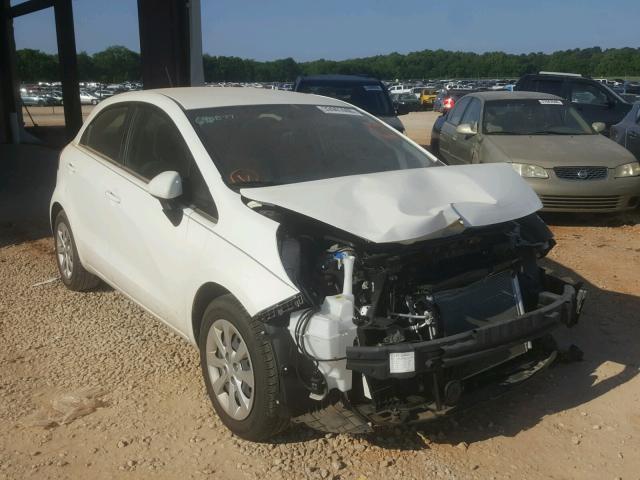 KNADM5A37G6686828 - 2016 KIA RIO LX WHITE photo 1