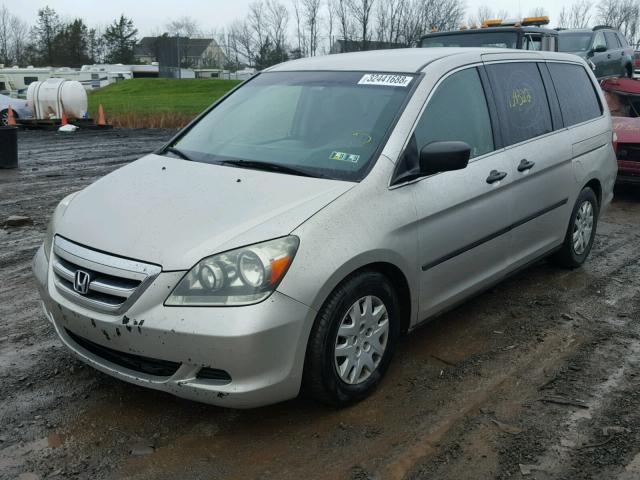 5FNRL38276B059787 - 2006 HONDA ODYSSEY LX GRAY photo 2