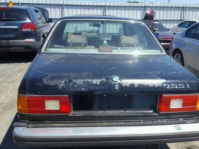 WBAFH8403H1735599 - 1987 BMW 735 I AUTO BLACK photo 9