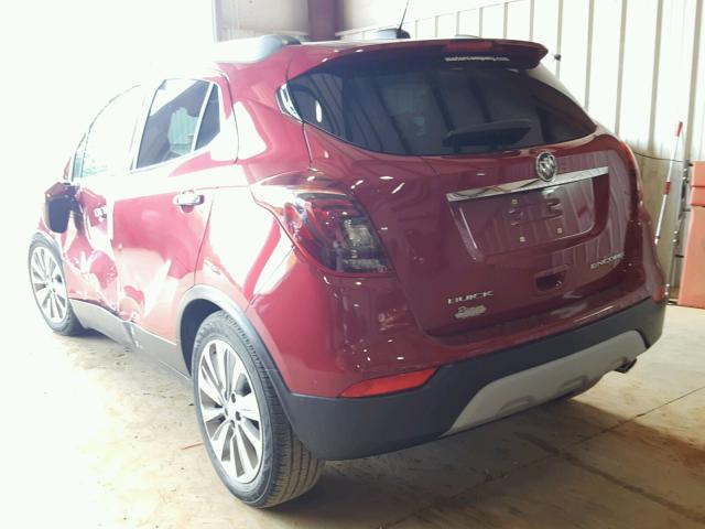 KL4CJASB3HB033518 - 2017 BUICK ENCORE PRE RED photo 3