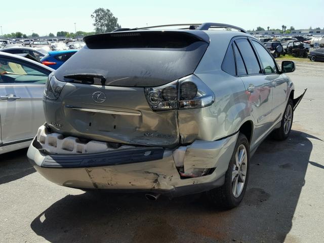 JTJHW31UX72008994 - 2007 LEXUS RX 400H SILVER photo 4