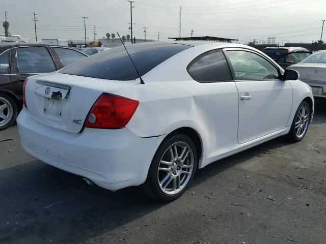 JTKDE177X50049945 - 2005 TOYOTA SCION TC 白色 照片 4