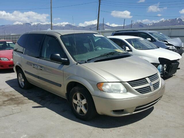 1D4GP45R05B161116 - 2005 DODGE CARAVAN SX GOLD photo 1