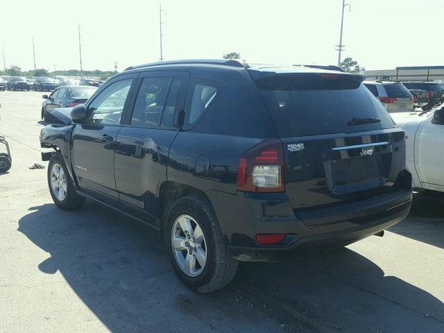 1C4NJCBA8ED829666 - 2014 JEEP COMPASS SP BLUE photo 3