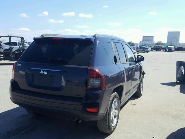 1C4NJCBA8ED829666 - 2014 JEEP COMPASS SP BLUE photo 4