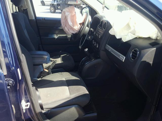 1C4NJCBA8ED829666 - 2014 JEEP COMPASS SP BLUE photo 5