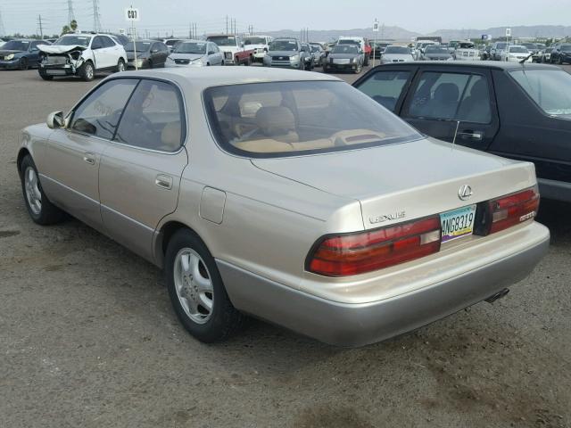 JT8VK13T3N0079486 - 1992 LEXUS ES 300 GOLD photo 3