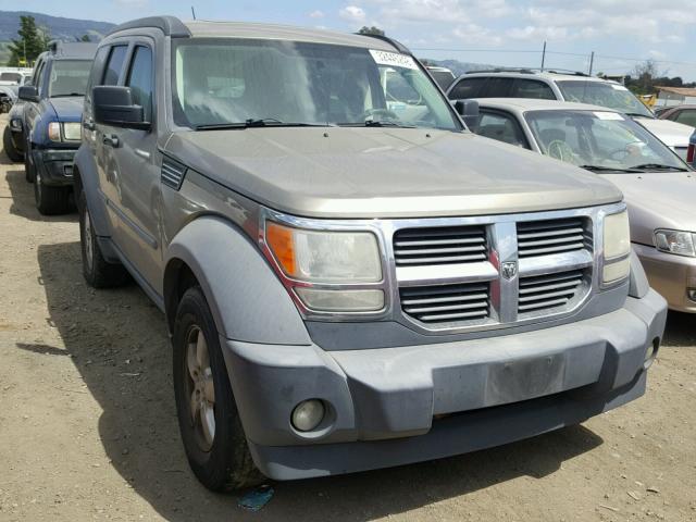 1D8GT28K27W590461 - 2007 DODGE NITRO SXT BROWN photo 1