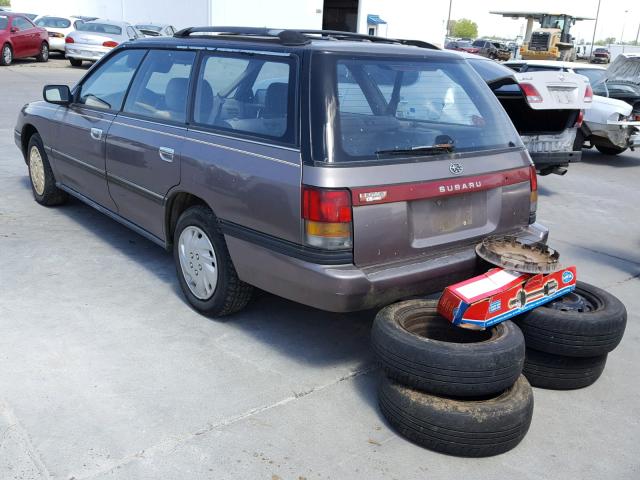 JF2BJ63C9LG925033 - 1990 SUBARU LEGACY L TAN photo 3