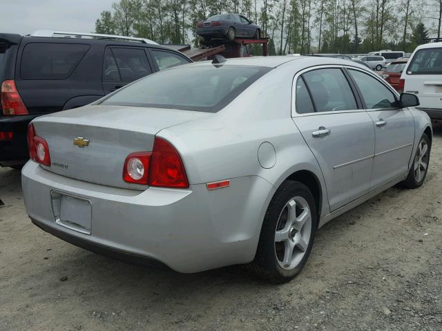 1G1ZC5E09CF132432 - 2012 CHEVROLET MALIBU 1LT SILVER photo 4