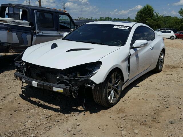 KMHHU6KJ2EU120877 - 2014 HYUNDAI GENESIS CO WHITE photo 2