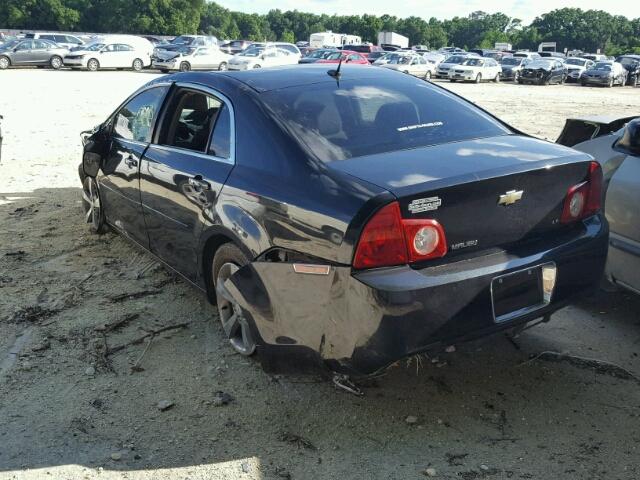 1G1ZG57B29F207032 - 2009 CHEVROLET MALIBU LS შავი ფოტო 3