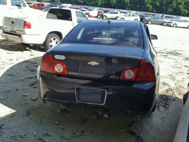 1G1ZG57B29F207032 - 2009 CHEVROLET MALIBU LS შავი ფოტო 4